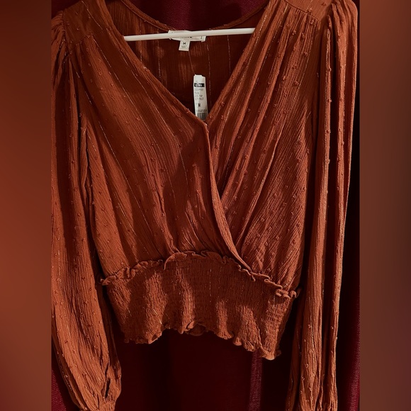 Dusty rust woven top - Picture 1 of 1